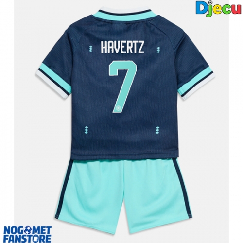 Njemačka Kai Havertz #7 Gostujuci Dres za djecu SP 2026 Kratak Rukav (+ Kratke hlače)